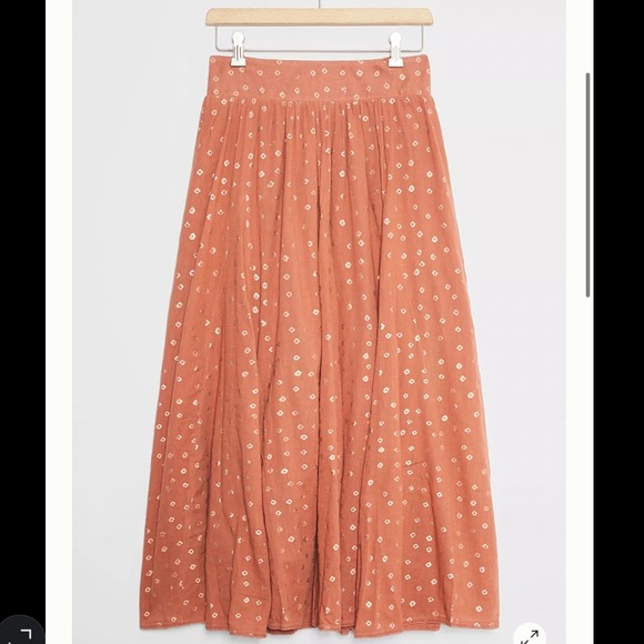NEW: Anthropologie Shimmer Maxi Skirt - Picture 2 of 4